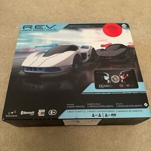 Rev robotic enhanced vehicles complete battle pack with 2 smart vehicles